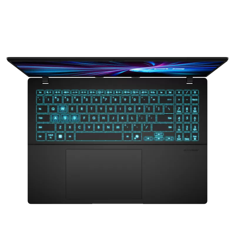 ASUS V16 V3607VM-ES74 Gaming Laptop, 16" 144Hz Full HD+ Display, Intel Core 7 240H, 16GB RAM, 512GB SSD, GeForce RTX 5060 8GB GPU, English Keyboard, Windows 11, Black