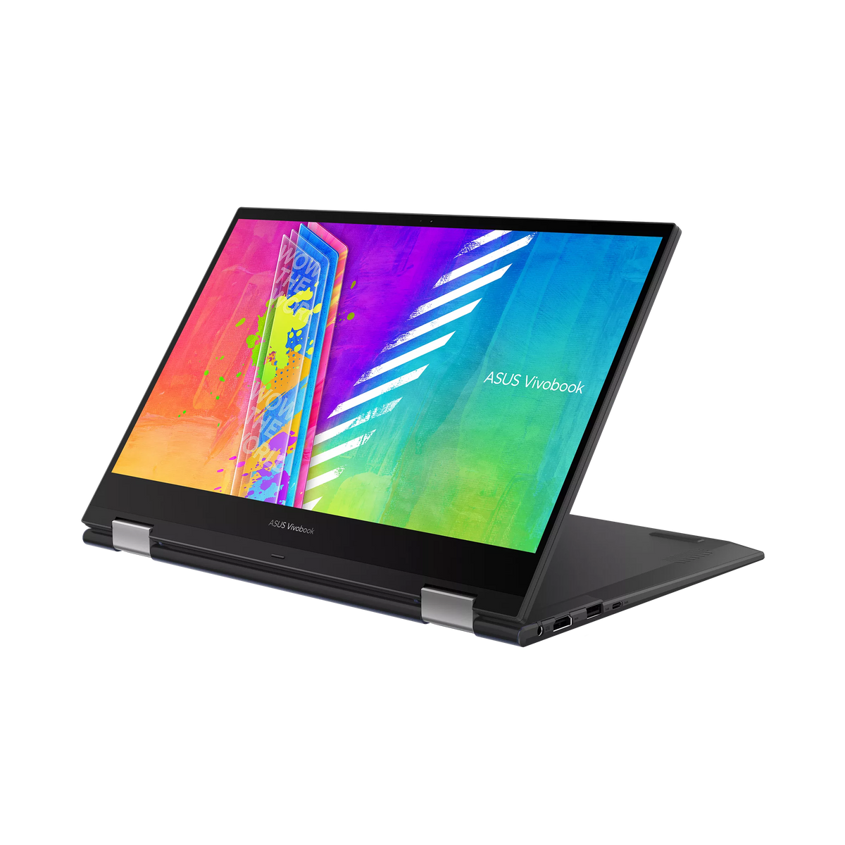 ASUS Vivobook Go 14 Flip (TP1400) 2 in 1 Laptop, 14.0'' FHD Touch, Intel Celeron N4500 1.1 GHz, 4GB RAM, 128GB SSD, Intel UHD Graphics, Free Stylus Pen + EN-AR KB, Win11, Quiet Blue