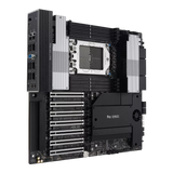 ASUS Pro WS WRX90E-SAGE SE AMD sTR5 EEB Workstation Motherboard 7 PCIe 5.0 x16 slots, multi-GPU support, robust 32+3+3+3 power-stage design, CPU and memory overclocking ready, 4 PCIe 5.0 M.2 slots, dual 10 Gb LAN, PCIe Q-Release Slim