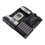 ASUS Pro WS WRX90E-SAGE SE AMD sTR5 EEB Workstation Motherboard 7 PCIe 5.0 x16 slots, multi-GPU support, robust 32+3+3+3 power-stage design, CPU and memory overclocking ready, 4 PCIe 5.0 M.2 slots, dual 10 Gb LAN, PCIe Q-Release Slim