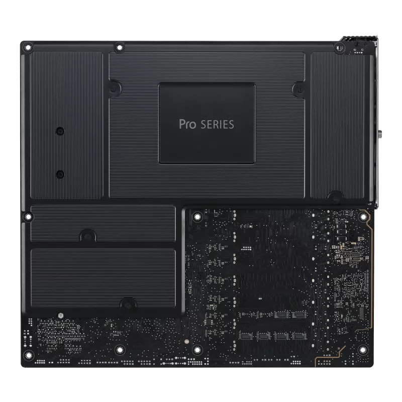 ASUS Pro WS WRX90E-SAGE SE AMD sTR5 EEB Workstation Motherboard 7 PCIe 5.0 x16 slots, multi-GPU support, robust 32+3+3+3 power-stage design, CPU and memory overclocking ready, 4 PCIe 5.0 M.2 slots, dual 10 Gb LAN, PCIe Q-Release Slim