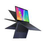 ASUS Vivobook Go 14 Flip (TP1400) 2 in 1 Laptop, 14.0'' FHD Touch, Intel Celeron N4500 1.1 GHz, 4GB RAM, 128GB SSD, Intel UHD Graphics, Free Stylus Pen + EN-AR KB, Win11, Quiet Blue