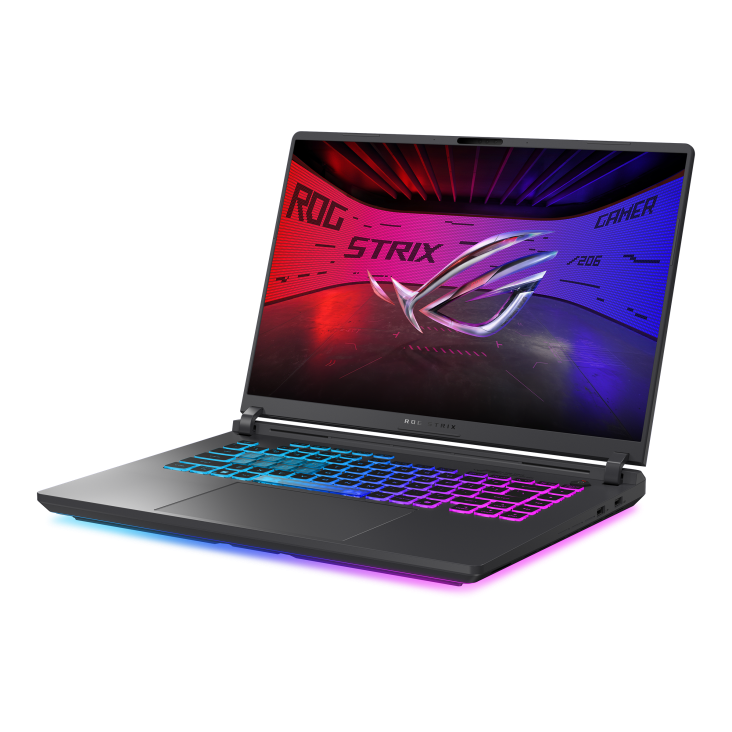 ASUS ROG Strix G16 Gaming Laptop G615JMR-RV022W, 16" WUXGA IPS 165Hz Display, Intel Core i7-14650HX, 16GB RAM, 1TB SSD, GeForce RTX 5060 8GB GPU, ENG-ARB KB, Win11, Eclipse Gray