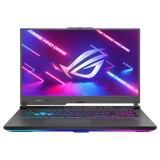 ASUS ROG Strix G17 (2023) G713PV Gaming Laptop, 17.3" FHD 144Hz Display, AMD Ryzen 9 7845HX, 16GB RAM, 1TB SSD, 8GB NVIDIA RTX 4060, 4-Zone Backlit ENG-ARB K/B, Win 11, Gray