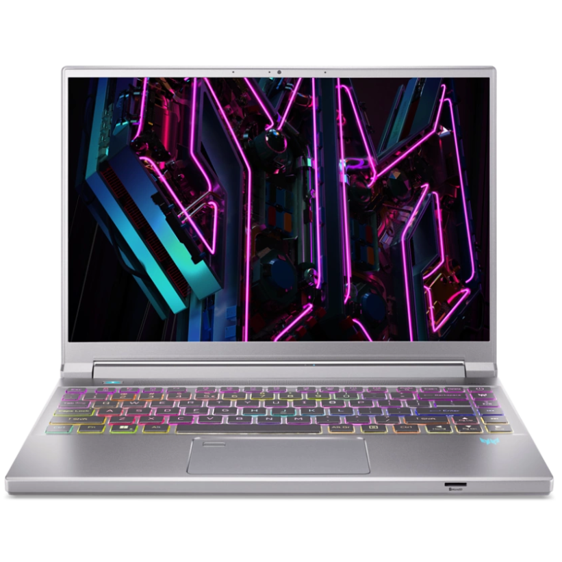 Acer Predator Triton PT14-51-78B4 Gaming Laptop 14" WUXGA 165Hz Display, Intel Core i7-13700H, 16GB RAM, 512GB SSD, GeForce RTX 4050 6GB GPU, ENG Backlit K/B, Win 11, Sparkly Silver