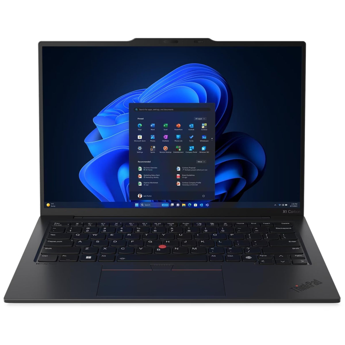 Lenovo ThinkPad X1 Carbon Gen 12 Laptop, 14" WUXGA 60Hz Display, Intel Core Ultra 7 155U, 32GB RAM, 1TB SSD, Intel Graphics, English Backlit Keyboard, Win 11 Pro, Black