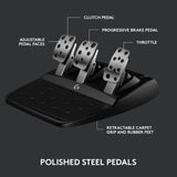 Logitech G923 TRUEFORCE Racing Wheel And Pedals For PlayStation (PS5/4/3) & PC