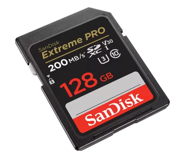 Sandisk 128GB SDXC Extreme PRO 200MB/s A2 C10 V30 UHS-I U3