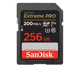 Sandisk 256GB SDXC Extreme PRO 200MB/s A2 C10 V30 UHS-I U3