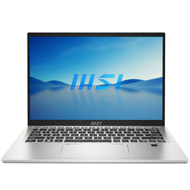 MSI Prestige 14 Evo B13M Laptop, 14" FHD+ IPS Display, Intel Core i5-13420H, 8GB RAM, 512GB SSD, Intel Iris Xe Graphics, English-Arabic Keyboard, Windows 11 Home, Urban Silver
