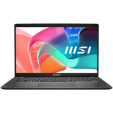 MSI Modern 14 F13MG Laptop, 14" FHD IPS Display, Intel Core i3-1315U Processor, 8GB RAM, 512GB SSD, Intel Iris Xe Graphics, English-Arabic Keyboard, Windows 11 Home, Gray