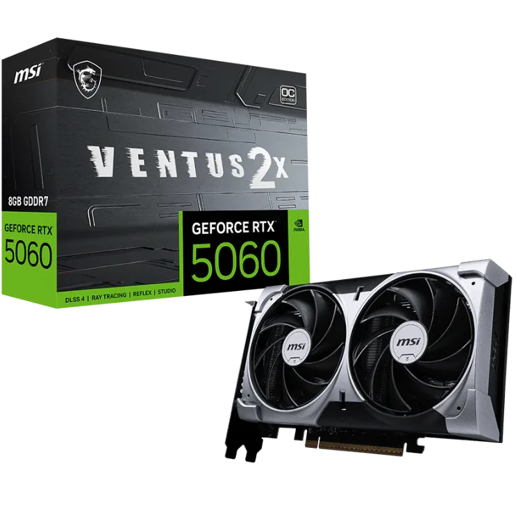 MSI GeForce RTX™ 5060 8G VENTUS 2X OC