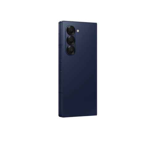 Close-up of the triple rear camera setup on the Samsung Galaxy Z Fold 6.